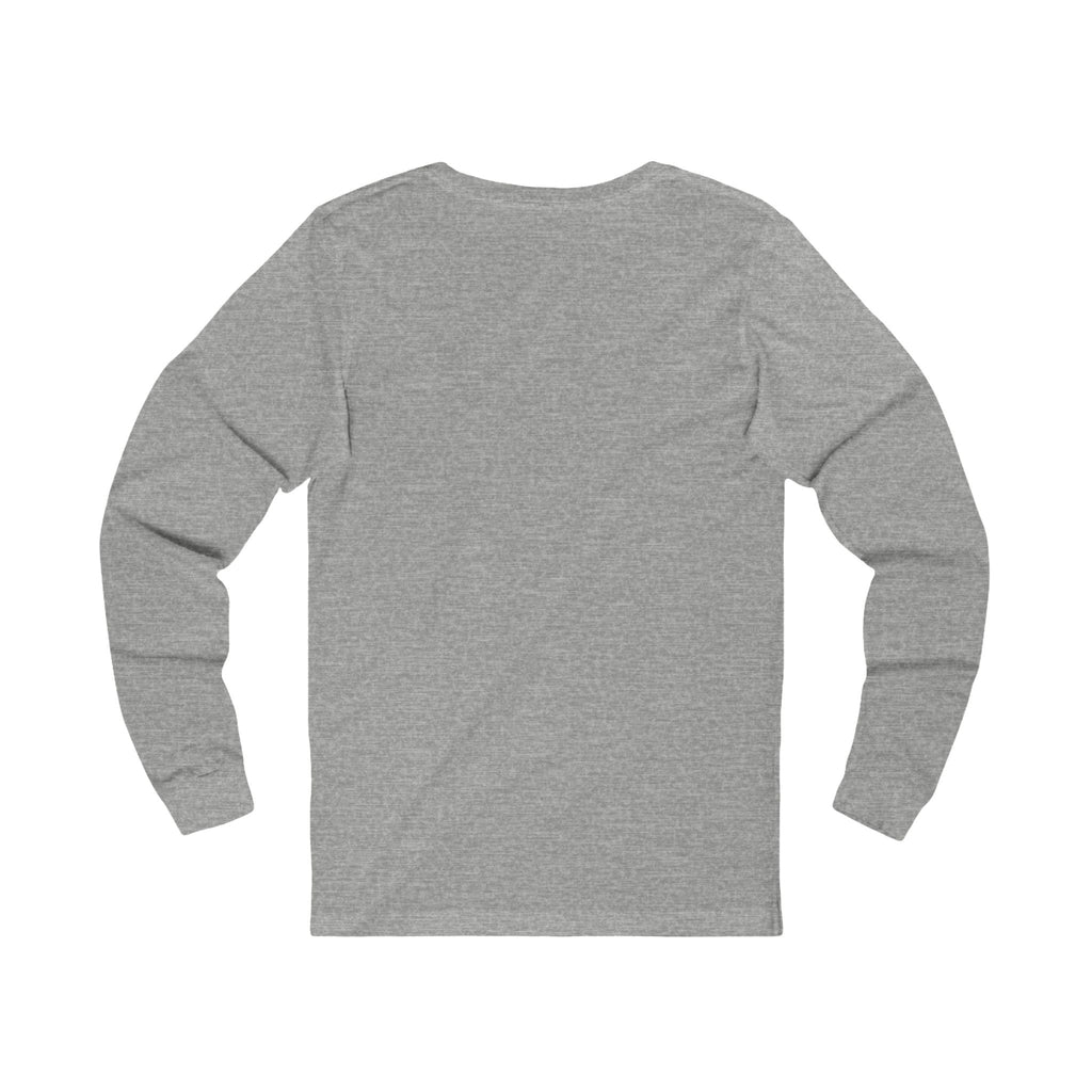 Long Sleeve Tee — 'She Spells Love' Casual Coffee Girl Graphic