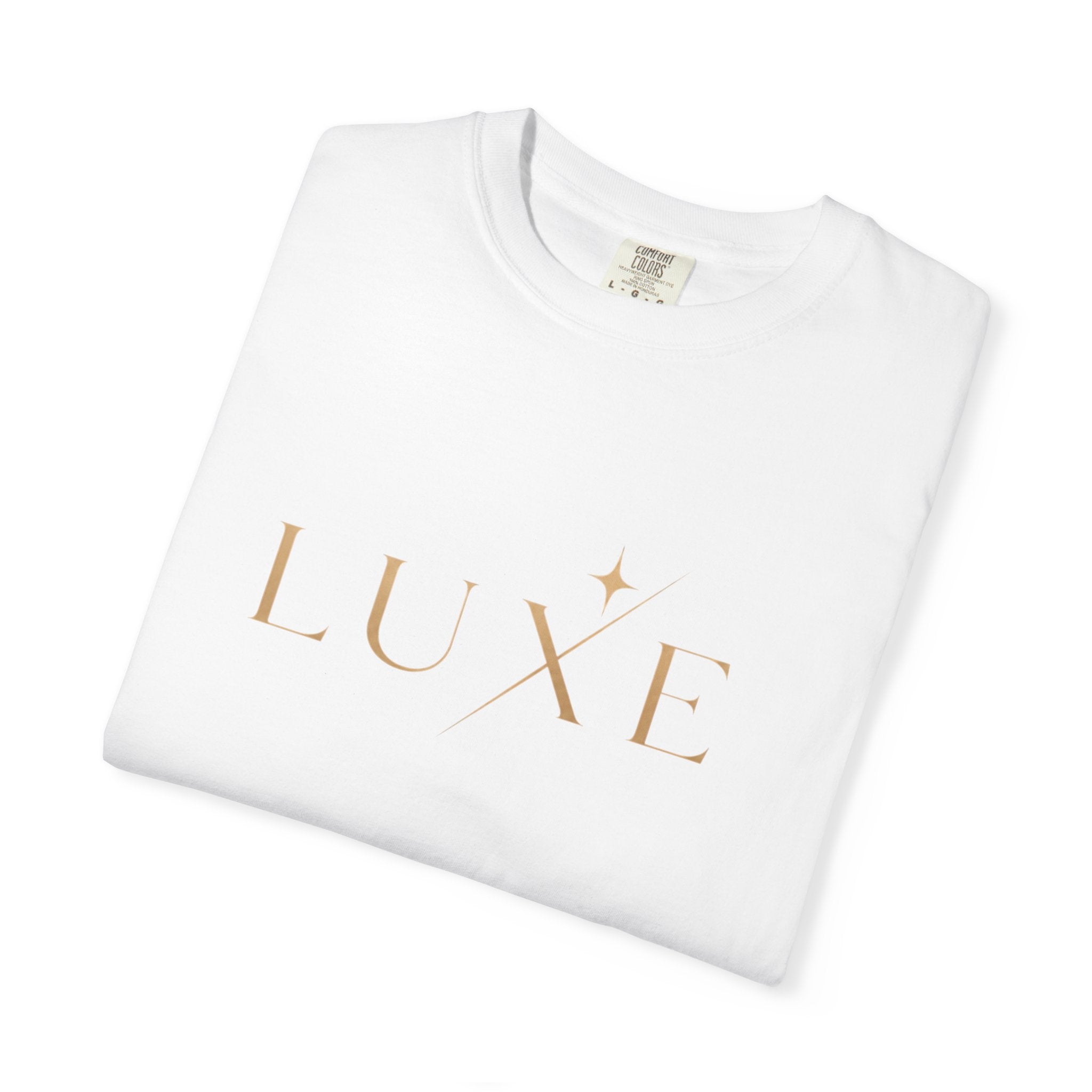 Luxe Metallic Script T‑Shirt