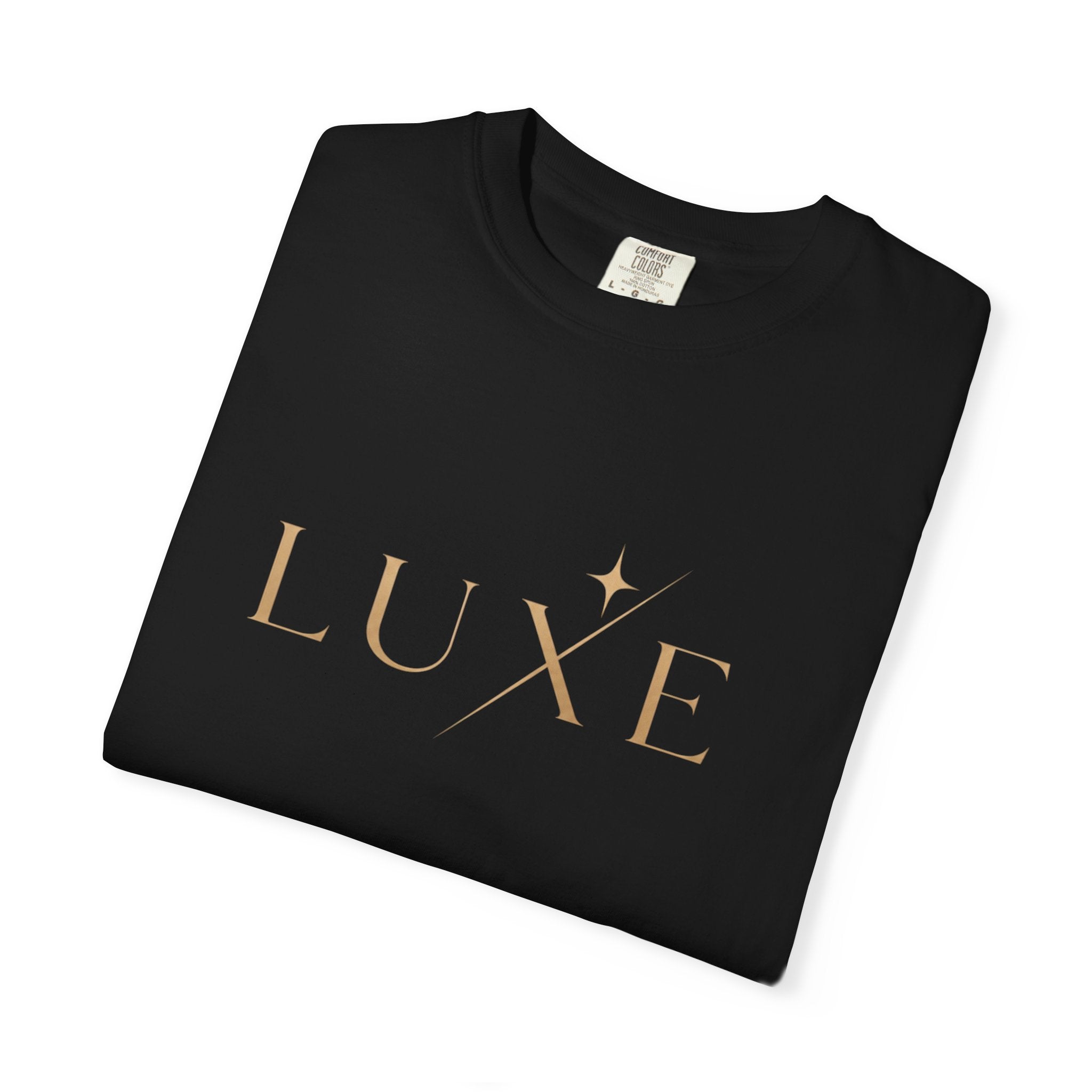 Luxe Metallic Script T‑Shirt