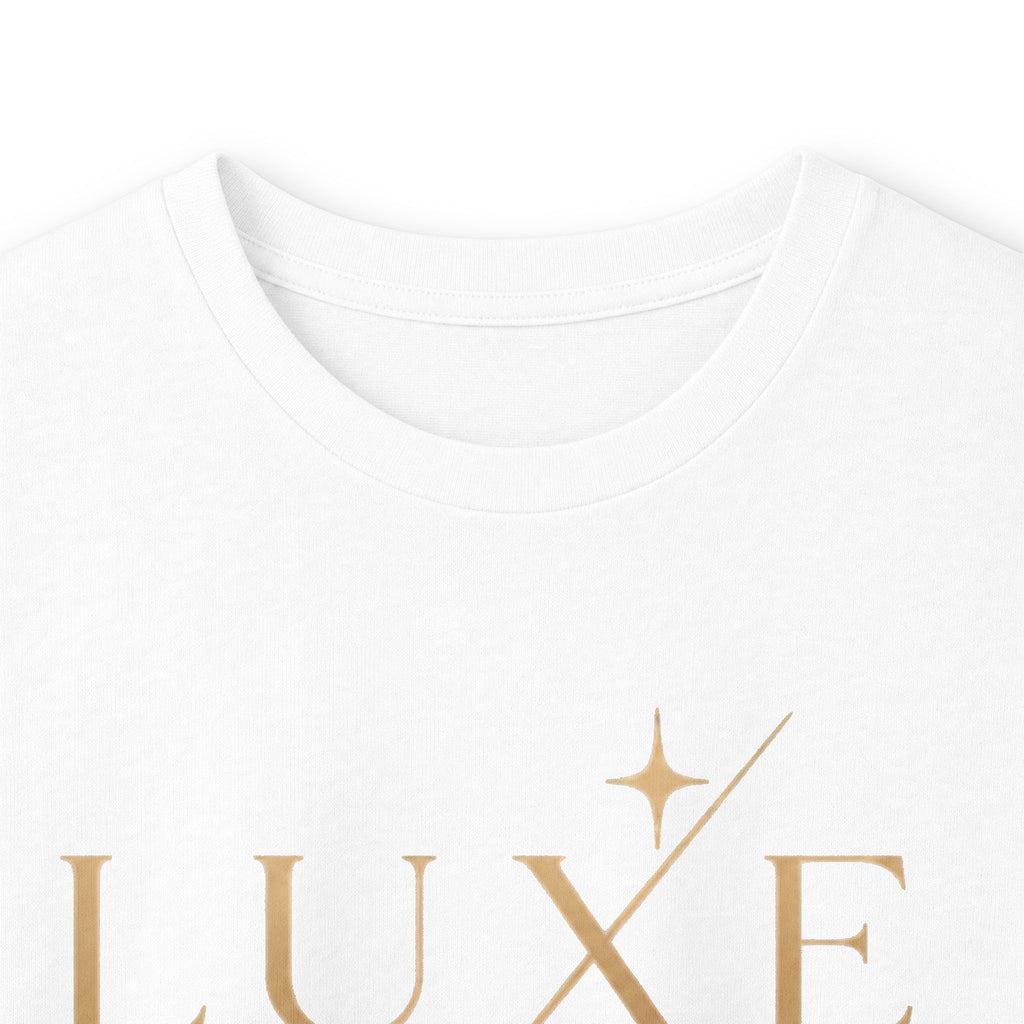 Luxe Gold Script Long Sleeve Tee