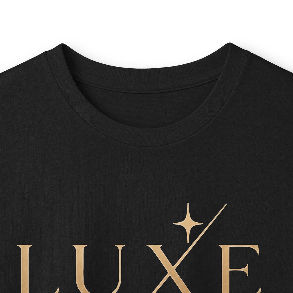 Luxe Gold Script Long Sleeve Tee