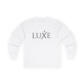 Luxe Long Sleeve Tee — Minimal Elegant Script Shirt