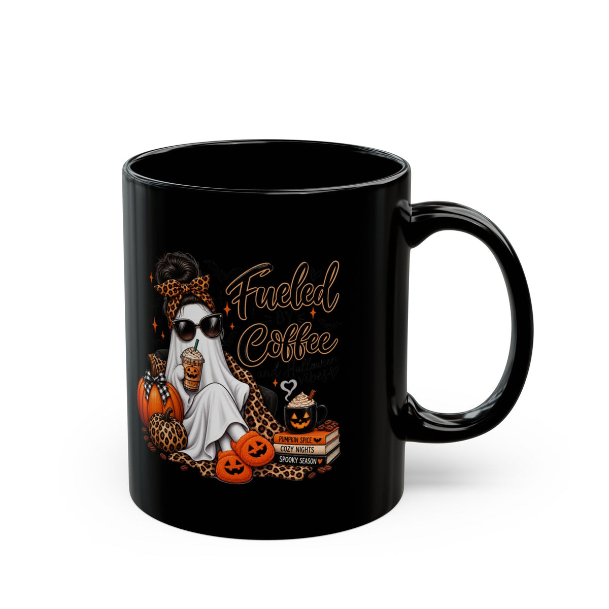Fueled By Coffee Halloween Mug