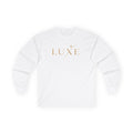 Luxe Gold Script Long Sleeve Tee